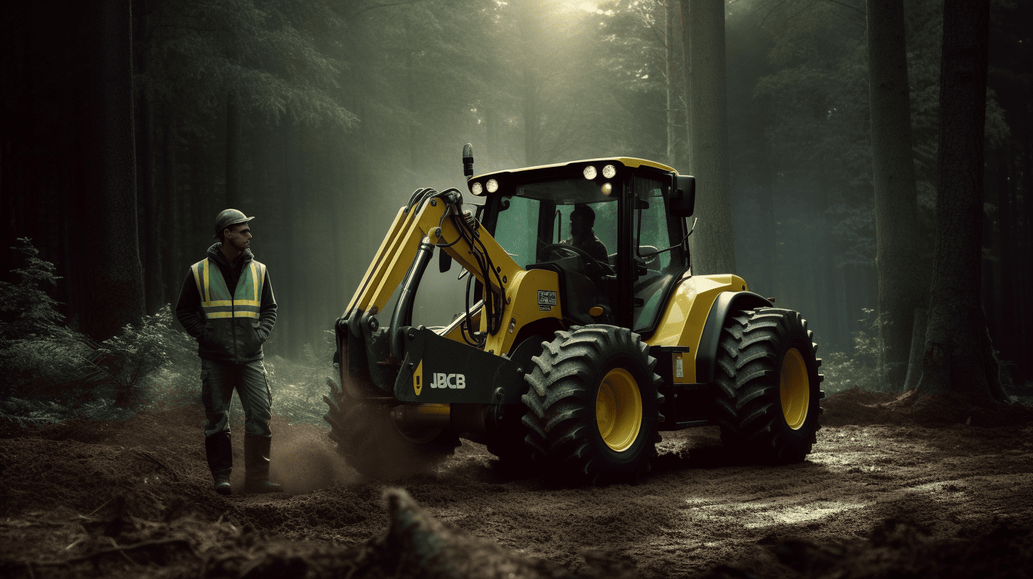 The JCB 3CX's powerful backhoe is perfect for digging trenches and excavating foundations for construction projects